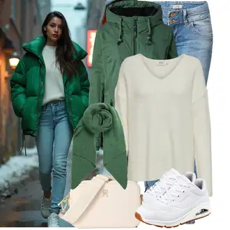 Kombinacije za zimu Maxi sa Plava/Bijela/Krem Tenisica Za Trčanje/gimnastička papuča/Tenisica za tenis/Tenisica za fitness/cipela za trčanje/Obuća za trening Skechers "Zimski look"