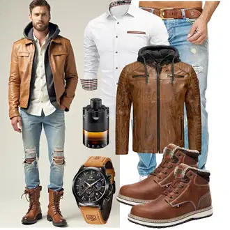 Outfit mit Grau Jumpsuit & Overall Overall Redbridge "Freizeit Outfit"