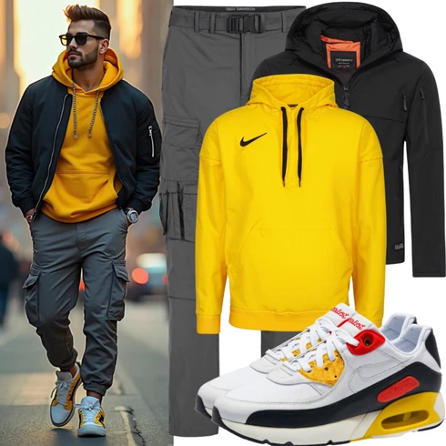 Grau/Hellgrau/Dunkelgrau KapuzenPullover/Sport Sweatshirt/Hoodie/Sport Hoodie/Strick Hoodie/Ausgefallener Hoodie/Sweatjacke Young&Rich kombinieren