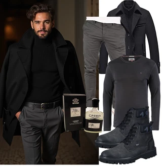 Outfit mit Blau Hemd Tommy Jeans "Freizeit Outfit"