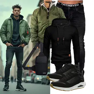Mit Bauch Outfit mit WATERFLY "Freizeit Outfit"
