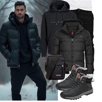 Sportlich Outfit mit Schuh Winter Sneaker/Herren LederSchuhe/Wasserfester Schuh/Wasserdichter OutdoorSchuh/Wasserdichter Stiefel/Trekkingstiefel Pastaza "Freizeit Outfit"Look: Outdoor, Kuschel, Casual, Elegant, Smart Casual, Sportlich, Trendige, Unisex, Workwear