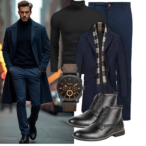 Blau Hose Blend kombinieren