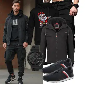 Outfit mit Schwarz/Dunkelrot/Rot/Gelb Damen Pullover/Hoodie/Ausgefallener Hoodie/Unisex Hoodie/KapuzenPullover Uglyshirt "Freizeit Outfit"
