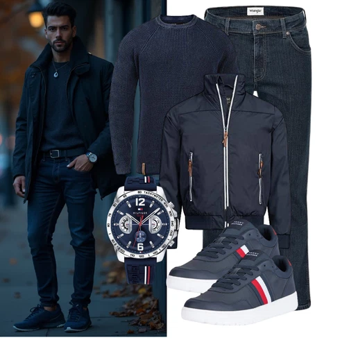 Winter Parka Indicode Jeans kombinieren