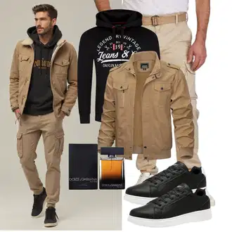 Outfit mit Blau Accessoire DOLCE & GABBANA "Freizeit Outfit"