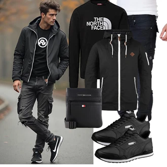 Outfit mit Schwarz Unkategorisiert The North Face "Freizeit Outfit"