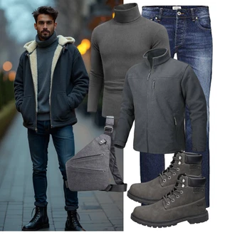 Outfit mit Outdoorjacke TACVASEN "Freizeit Outfit"