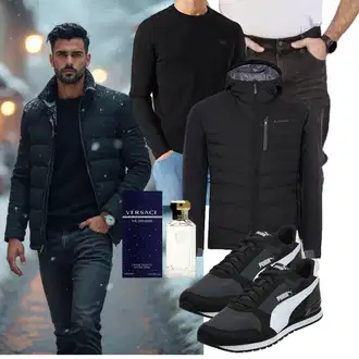 Kaschmir Outfit mit Boss "Freizeit Outfit"