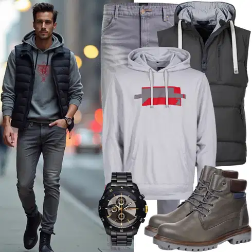 Dunkelbraun/Grau/Braun/Dunkelgrau/Khaki Winter Stiefelette/Wattierte Stiefel/Gefütterte Stiefelette/Winter Stiefel/Winter Sneaker/Wasserdichter Stiefel/Herren Lederschuhe/SchnürStiefel/Klassischer Stiefel Rieker kombinieren