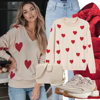 outfit mit Črna/Temno modra/Temno siva/Rdeča Brezrokavnik iz Flisa/Brezrokavnik Softshell Columbia "Jesenska obleka za vsakdanjo uporabo"