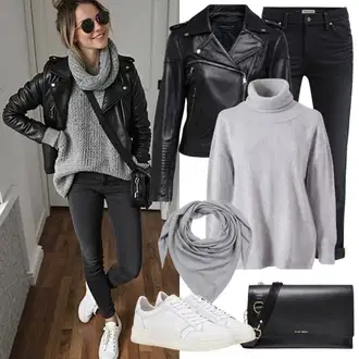 Kombinacije za zimu Maxi sa Crna Torba Za Preko Ramena/Torbica/Torbica/baguette vrećica/Mala Torbica/Torba preko ramena/Torba za rame Armani Exchange "Jesenski Izgled"