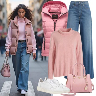 Outfit s Modrá/Tmavě modrá/Světle modrá Džín s Širokou Nohavicí/Plisované Džíny/Džíny Culottes G-Star Raw "Krebse"