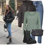 Outfity s hnědými kotníkovými botami image
