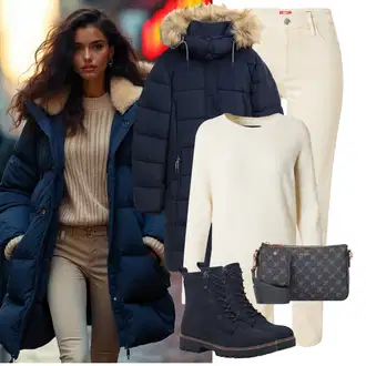 Kombinacije za bucmaste sviatočné sa Siva/Tamnosiva/Tamnoplava Torba JOOP! "Savršen za zimu"Look: Boja, Ekstravagantno, Premium, Chic, Mom, sviatočné, cool, Old Money, Princeze