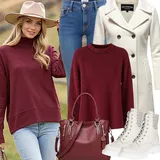 Gležnarke Kavbojke outfiti za dame image