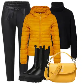 Lesk Outfit s Černá/Bílá/Oranžová/Zelená/Hnědá Kožená Kalhoty/Legíny Kožený Vzhled/Tregíny/Jeggings/Kožený Legíny/Kalhoty z Umělé Kůže/Skinny Kalhoty Only "Outfity na zimu"