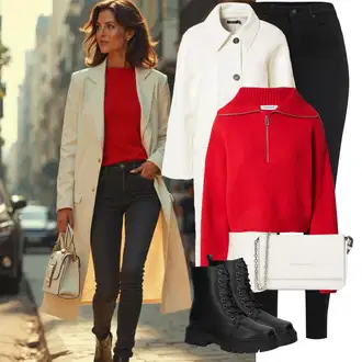 Outfity pro dešťové počasí "Perfektní na zimu"