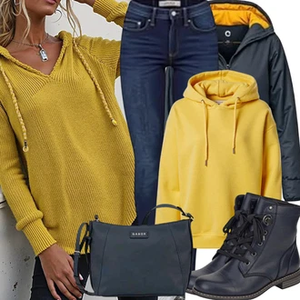 Outfit s Modrá/Tmavě modrá Vycpaná kozačka/Zimní Kozačka Boty do Sněhu/Zimní tenisky/Klasická kozačka/Zimní Kozačka z jehněčí kůže/Zimní kotníková bota/Zimní bota gooce "Perfektní pro zimu"