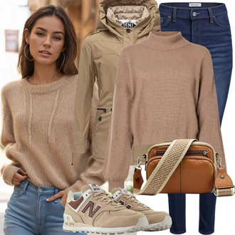 Outfit s Tmavě modrá/Modrá Kožená bunda/Push up Džín/Termální Džíny/Zimní bunda/Kožené Boty/High Waist Džínové Kalhoty Noisy may "Podzimní outfit pro každodenní nošení"
