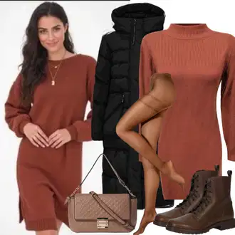 Dresses outfits "Popolno za zimo"