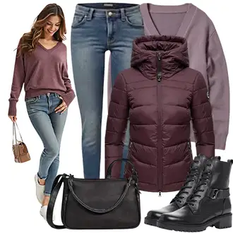 Zima outfit mit Črna Superga Zimske superge/Zimski gležnjar/Škornj za Sneg/Oblazinjeni škorenj/Zimski škornj iz jagnječje kože primohurt "Popolno za zimo"