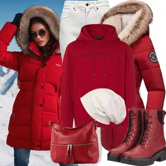 outfit mit Bela/Krem Usnjena Jakna/Ženske 7/8 Kavbojke/Gležnarji/Capri Kavbojke/Odrezane Kavbojke/Girlfriend Kavbojke/Kavbojka z Nizkim Pasom/Push up Kavbojke/Regular Fit Kavbojke/Ozke Kavbojke/Usnjene Čevlje/Zožene Kavbojke orsay "Prosti čas Outfits"
