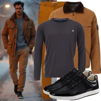 Casual Outfits Elegant mit Grau/Dunkelgrau/Hellgrau Strickpullover GANT "Super für die Freizeit"Look: Classic, Elegant, Moderne, Stil, Vintage, Old Money, 60er, Smart Casual, Zuhause