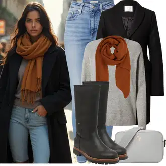 Outfity pro dešťové počasí "Zimní Outfity"