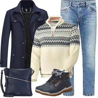 Outfit mit WeihnachtsPullover hinterstoisser "winter outfit"