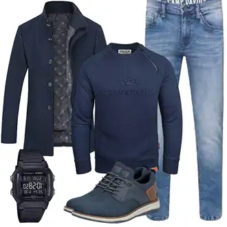Winter Outfits Warme mit Hoodie Grin&Bear "winter outfit"