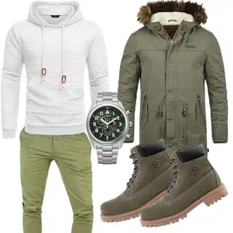 Winter Outfits Warme mit Leichte Jacke/Bomberjacke Indicode "Winter Outfit"