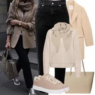 vypchaný Outfit sa Crna Mom Jean/High Waist Traperice/Dad Traperice/Plisirane Traperice/Traperice s Prorezom/Skraćene Traperice/Sužene Traperice/Girlfriend Traperice levi's ® "Zimske Odjeće"
