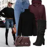 Outfity s jednoduchými svetry image