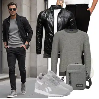 Winter Outfits Feine mit b BLEND "Winter Outfits"Look: Coole, Moderne, Büro, Business, Feine