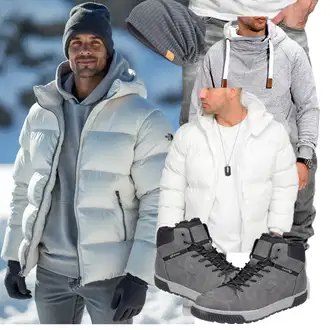 Winter Outfits Warme mit Weiß/Creme Thermojacke/Kunstfaserjacke/Schlupfjacke/Winterjacke/Daunenjacke/Sommerdaunenjacke/Kapuzenjacke/Puffer Jacke Behype, Unkategorisiert VECRY "Winter Outfits"