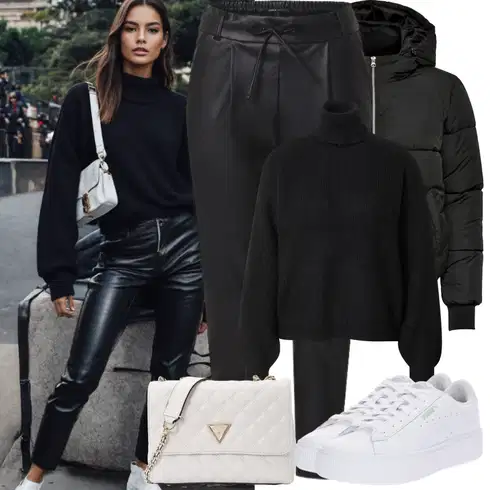 Kombinace Bílá/Oranžová/Černá/Zelená/Hnědá Kožený Legíny/Jeggings/Kožená Kalhoty/Legíny Kožený Vzhled/Kalhoty z Umělé Kůže/Skinny Kalhoty/Tregíny Only