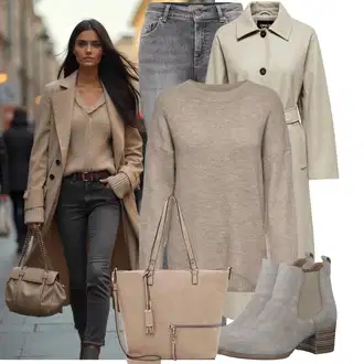 Outfity na zimu s Šedá/Světle šedá/Tmavě šedá Džíny Kožená bunda/Džíny s Rozparkem/Slim Fit Džíny/Džíny s Nízkým Sedem/Kožené Boty/Motorkářské Džíny/High Waist Džínové Kalhoty/Termální Džíny/Zimní bunda/Push up Džín Only "Vánoční outfit"