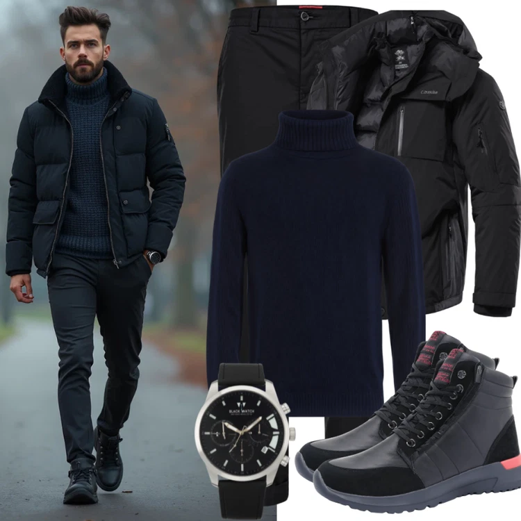 Winterliches Freizeit Outfit