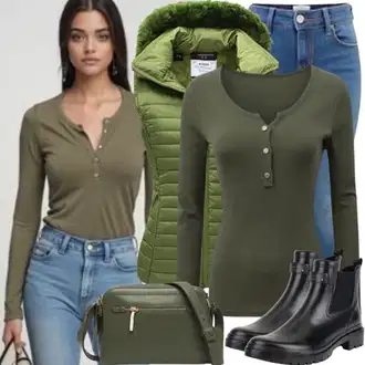 Green Outfits Estetski mit Črna/Srebrna/Siva/Zelena/Rdeča Mini torbica/Torba za čez ramo karl lagerfeld "Zimski outfit"Look: Brez šivov, Estetski, Pametno priložnostno, Klasična, Kovinski, Plemenita, Premij, Glamurozno, Lak, Metal, Fancy