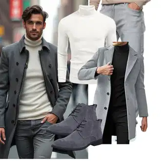 Softshell Outfit mit Grau "Business Outfit"