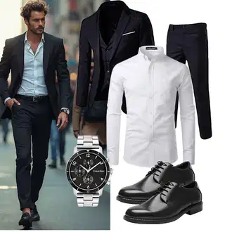 Outfit mit Schwarz Unkategorisiert Calvin Klein "Business Outfit"