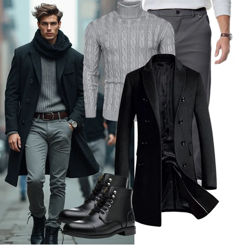 Schwarz/Braun Stiefel Mit Reißverschluss/Leder Stiefelette/Motorradstiefel/Klassischer Stiefel/Schnürstiefelette/Springerstiefel SL-Saint kombinieren