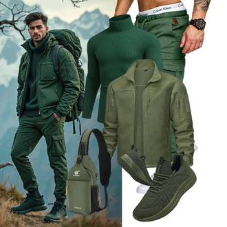 Outfit mit Grün Unkategorisiert Amaci&Sons "Freizeit Outfit"