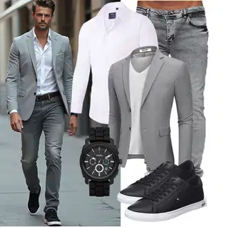 Outfit mit Rosa/Fliederfarben siliteelon "Freizeit Outfit"