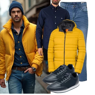 Tapered Outfit mit b BLEND "Freizeit Outfit"