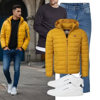 Tapered Outfit mit b BLEND "Freizeit Outfit"