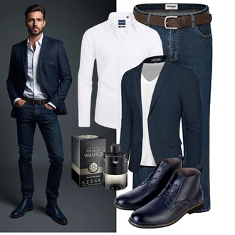 Hütten Outfit mit DEMEANOR "Freizeit Outfit"Look: Weihnachten, Vatertag, Valentinstag, Bar, Wasen, Hütten