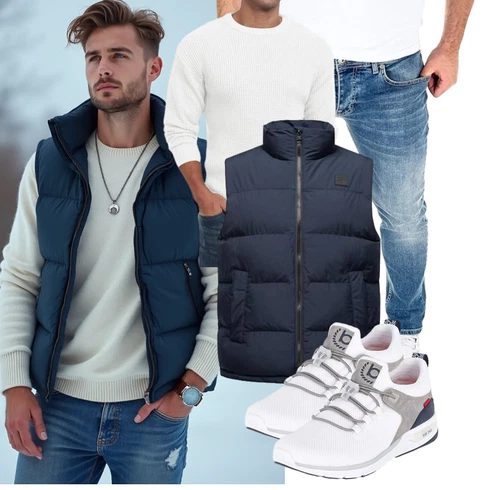 Western Jeansweste Ragwear kombinierenLook: Casual, Classic, Moderne, Western, GoGo, Goa, Outdoor, Rad, Stil, Indoor, Empire, Schütze, Workwear, Premium, Streetwear, Retro, Sportlich, Löwe, Oversize, Lack, Chill, Lagenlook, Unisex, Overdressed