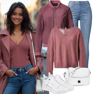Ležerne kombinacije Vjenčanje sa Bijela/Krem Tenisica s platformom/Kožna tenisica/Tanka tenisica/Teddy tenisica/Niska Tenisica Only "Outfit für den Frühling"Look: Vjenčanje, Sprovod, Škola, Potvrda, Krštenje, Koncer, Gala